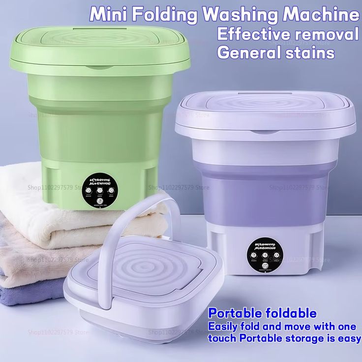 🧺 Envision Fast Portable All-in-One Mini Washing Machine – Smart Laundry, Simplified